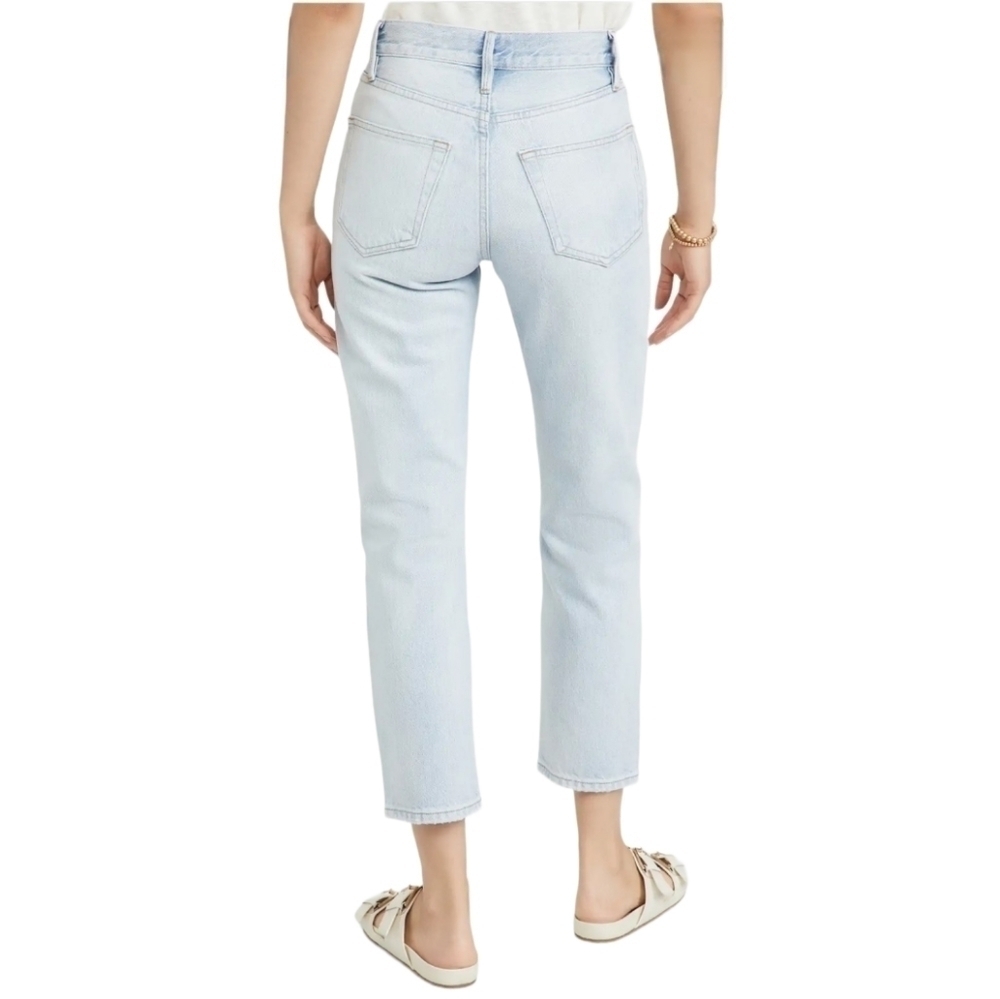 FRAME Le Original Ripped High Waist Crop Jeans, Size 32, NWT - Picture 4 of 16